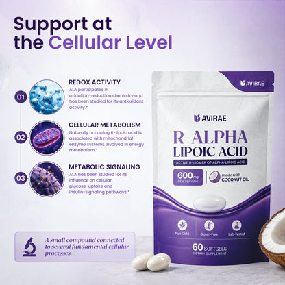 Avirae® R-Alpha Lipoic Acid 600mg