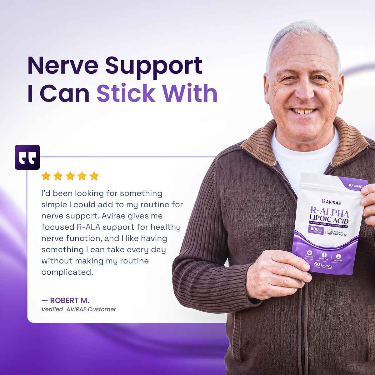 Avirae® R-Alpha Lipoic Acid 600mg